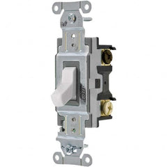 Bryant Electric - Wall & Dimmer Light Switches Switch Type: Three Way Switch Operation: Toggle - Exact Tool & Supply