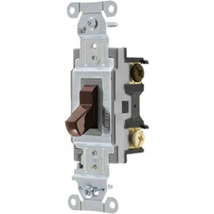 Bryant Electric - Wall & Dimmer Light Switches Switch Type: Four Way Switch Operation: Toggle - Exact Tool & Supply