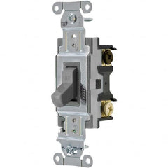 Bryant Electric - Wall & Dimmer Light Switches Switch Type: Three Way Switch Operation: Toggle - Exact Tool & Supply