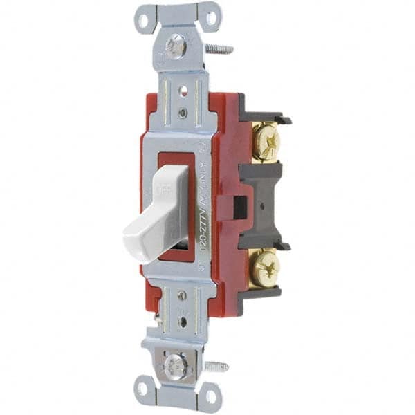 Bryant Electric - Wall & Dimmer Light Switches Switch Type: Four Way Switch Operation: Toggle - Exact Tool & Supply