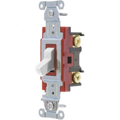 Bryant Electric - Wall & Dimmer Light Switches Switch Type: Four Way Switch Operation: Toggle - Exact Tool & Supply