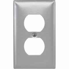 Bryant Electric - Wall Plates Wall Plate Type: Outlet Wall Plates Color: Metallic - Exact Tool & Supply