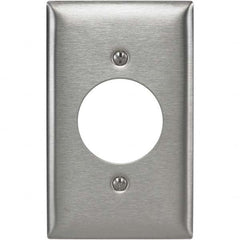 Bryant Electric - Wall Plates Wall Plate Type: Outlet Wall Plates Color: Metallic - Exact Tool & Supply