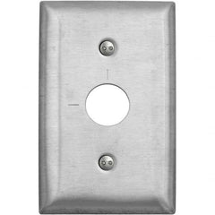 Bryant Electric - Wall Plates Wall Plate Type: Switch Plates Color: Metallic - Exact Tool & Supply