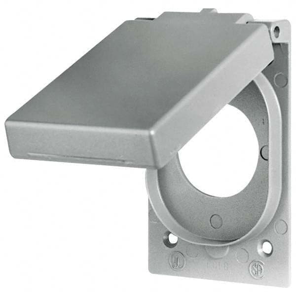 Bryant Electric - Weatherproof Box Covers Cover Shape: Rectangle Number of Holes in Outlet: 1 - Exact Tool & Supply