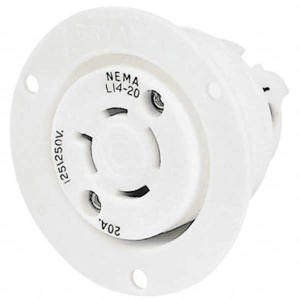 Bryant Electric - Twist Lock Receptacles Receptacle/Part Type: Receptacle Gender: Female - Exact Tool & Supply