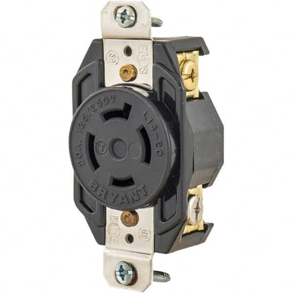 Bryant Electric - Twist Lock Receptacles Receptacle/Part Type: Receptacle Gender: Female - Exact Tool & Supply
