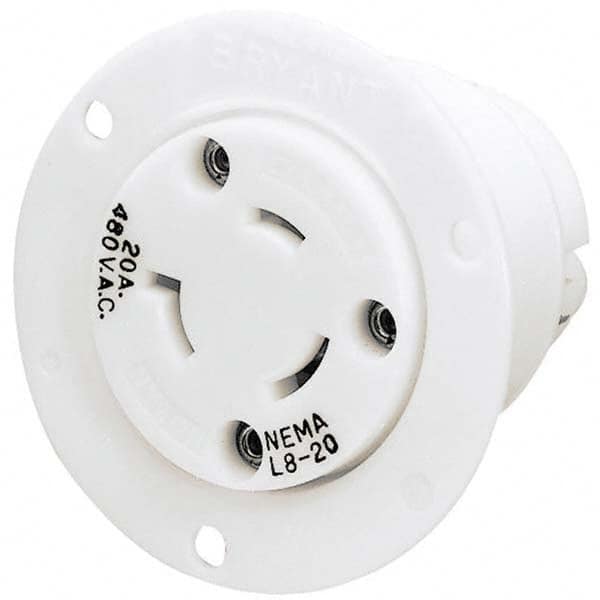 Bryant Electric - Twist Lock Receptacles Receptacle/Part Type: Receptacle Gender: Female - Exact Tool & Supply
