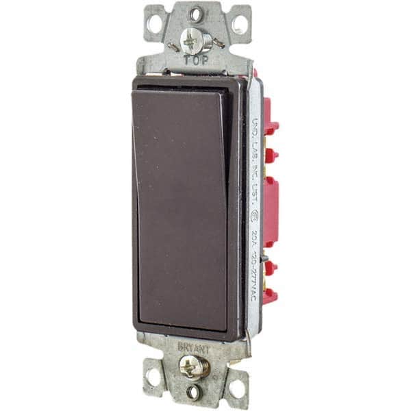 Bryant Electric - Wall & Dimmer Light Switches Switch Type: NonDimmer Switch Operation: Rocker - Exact Tool & Supply