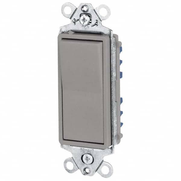 Bryant Electric - Wall & Dimmer Light Switches Switch Type: NonDimmer Switch Operation: Rocker - Exact Tool & Supply