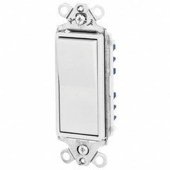 Bryant Electric - Wall & Dimmer Light Switches Switch Type: Three Way Switch Operation: Rocker - Exact Tool & Supply