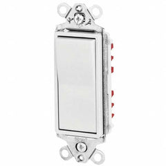 Bryant Electric - Wall & Dimmer Light Switches Switch Type: Three Way Switch Operation: Rocker - Exact Tool & Supply