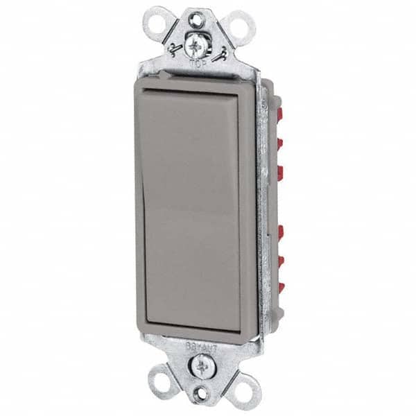 Bryant Electric - Wall & Dimmer Light Switches Switch Type: NonDimmer Switch Operation: Rocker - Exact Tool & Supply