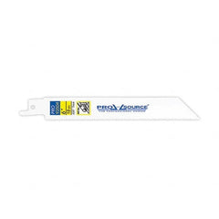 PRO-SOURCE - Reciprocating Saw Blades Blade Material: Bi-Metal Blade Length (Inch): 6 - Exact Tool & Supply