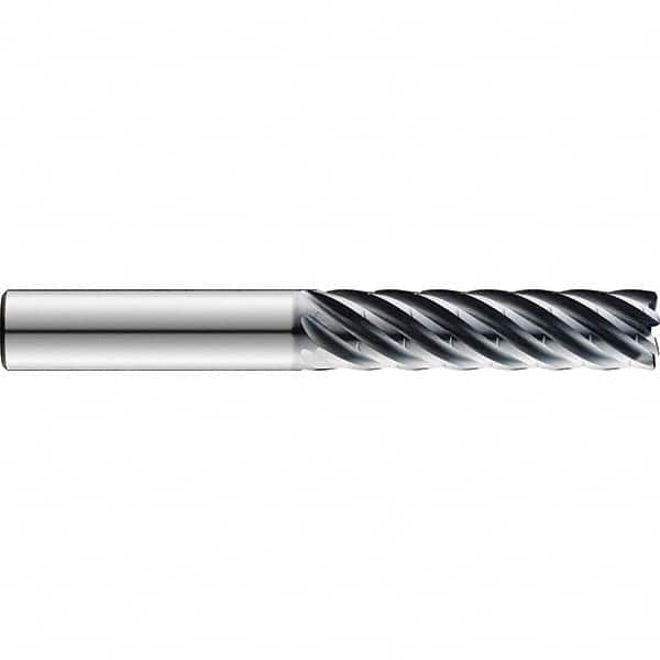 SGS - 12mm Diam 7 Flute Solid Carbide 0.5mm Corner Radius End Mill - Exact Tool & Supply