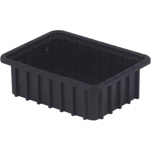 LEWISBins+ - 8-3/8" Wide x 3-1/2" High, Black Bin Divider Box - Use with DV0835 Short, DV1035 Long - Exact Tool & Supply
