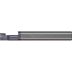 Micro 100 - Boring Bars; Minimum Bore Diameter (Decimal Inch): 0.1000 ; Maximum Bore Depth (Decimal Inch): 0.5000 ; Maximum Bore Depth (Inch): 1/2 ; Material: Solid Carbide ; Boring Bar Type: Boring ; Shank Diameter (Decimal Inch): 0.1250 - Exact Tool & Supply