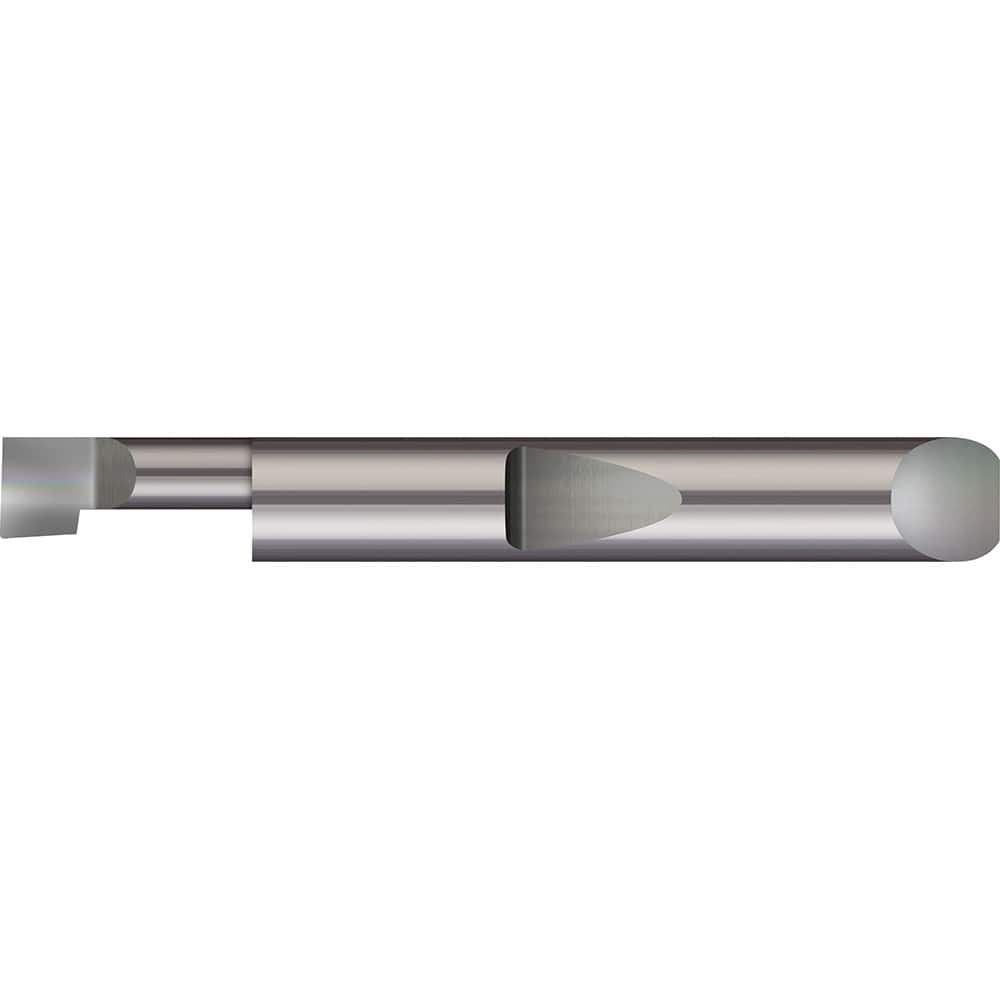 Micro 100 - Boring Bars; Minimum Bore Diameter (Decimal Inch): 0.1200 ; Maximum Bore Depth (Decimal Inch): 0.3500 ; Material: Solid Carbide ; Boring Bar Type: Boring ; Shank Diameter (Decimal Inch): 0.1875 ; Shank Diameter (Inch): 3/16 - Exact Tool & Supply
