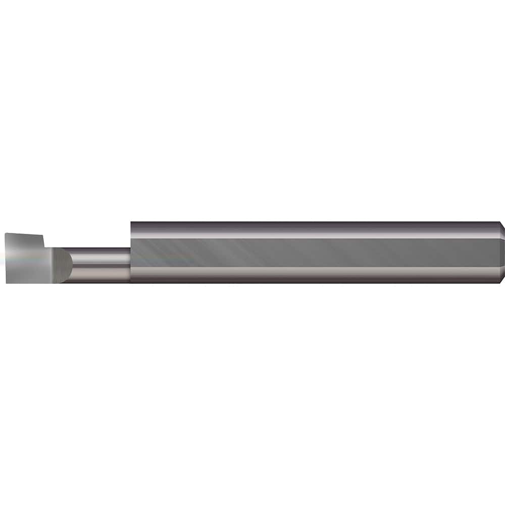 Micro 100 - Boring Bars; Minimum Bore Diameter (Decimal Inch): 0.1800 ; Maximum Bore Depth (Decimal Inch): 0.7500 ; Maximum Bore Depth (Inch): 3/4 ; Material: Solid Carbide ; Boring Bar Type: Boring ; Shank Diameter (Decimal Inch): 0.2500 - Exact Tool & Supply
