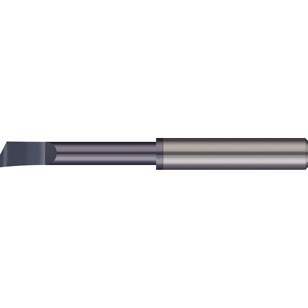 Micro 100 - Boring Bars; Minimum Bore Diameter (Decimal Inch): 0.0850 ; Maximum Bore Depth (Decimal Inch): 0.5000 ; Maximum Bore Depth (Inch): 1/2 ; Material: Solid Carbide ; Boring Bar Type: Boring ; Shank Diameter (Decimal Inch): 0.1250 - Exact Tool & Supply