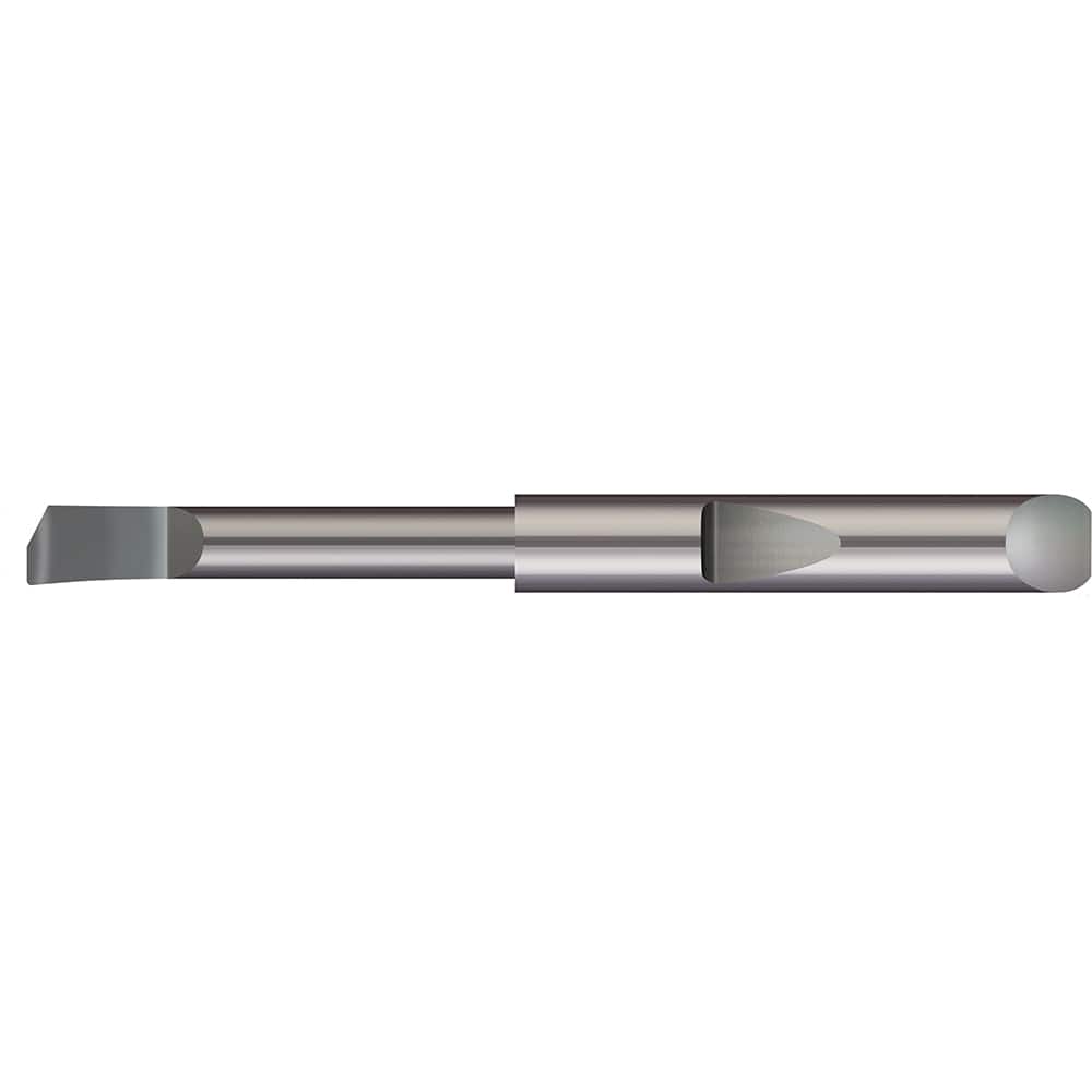 Micro 100 - Boring Bars; Minimum Bore Diameter (Decimal Inch): 0.0850 ; Maximum Bore Depth (Decimal Inch): 0.3750 ; Maximum Bore Depth (Inch): 3/8 ; Material: Solid Carbide ; Boring Bar Type: Boring ; Shank Diameter (Decimal Inch): 0.1875 - Exact Tool & Supply