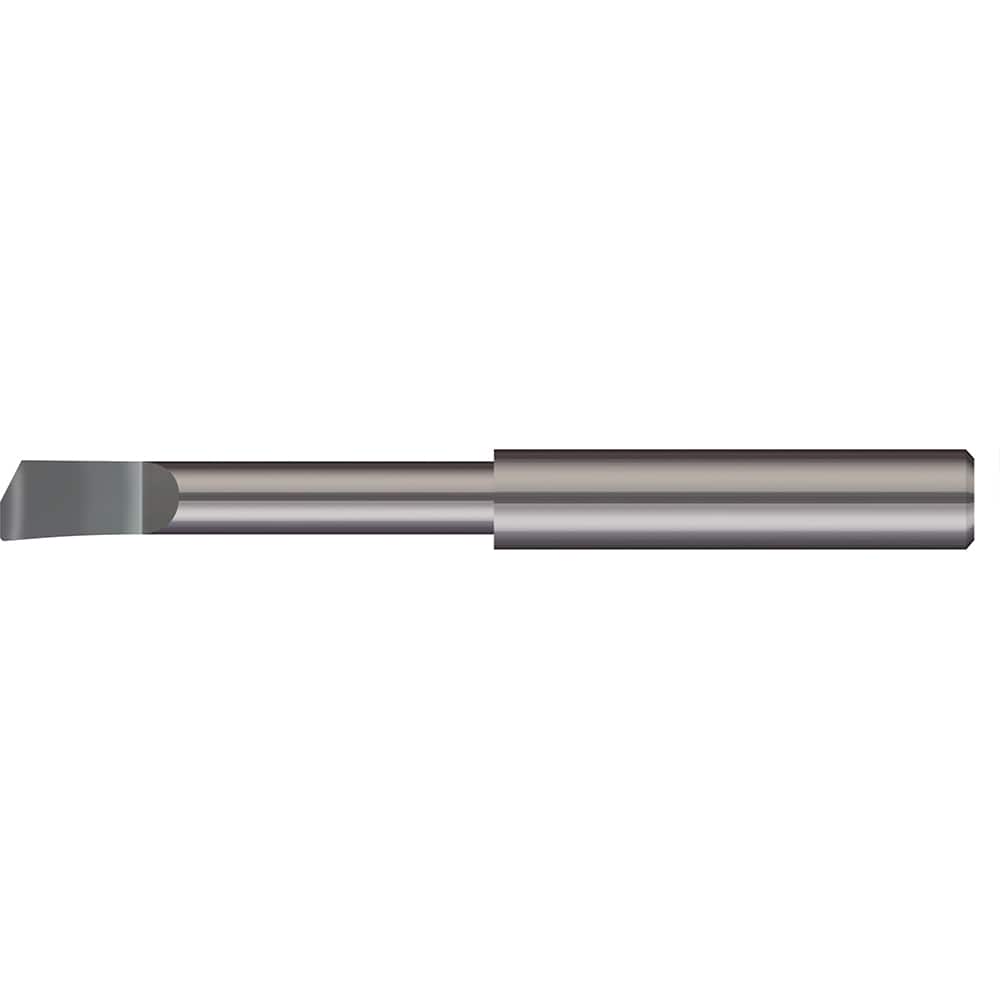 Micro 100 - Boring Bars; Minimum Bore Diameter (Decimal Inch): 0.1700 ; Maximum Bore Depth (Decimal Inch): 1.5000 ; Maximum Bore Depth (Inch): 1-1/2 ; Material: Solid Carbide ; Boring Bar Type: Boring ; Shank Diameter (Decimal Inch): 0.1875 - Exact Tool & Supply