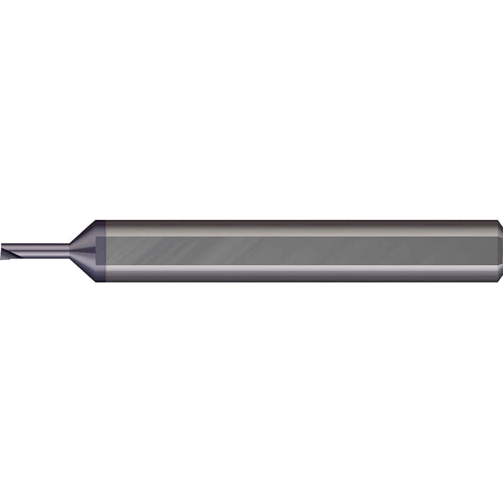 Micro 100 - Boring Bars; Minimum Bore Diameter (mm): 0.460 ; Maximum Bore Depth (mm): 2.00 ; Material: Solid Carbide ; Boring Bar Type: Micro Boring ; Shank Diameter (mm): 3.0000 ; Overall Length (mm): 38.0000 - Exact Tool & Supply