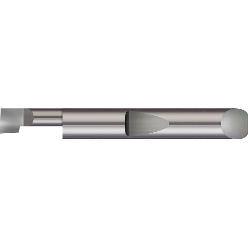 Micro 100 - Boring Bars; Minimum Bore Diameter (Decimal Inch): 0.1800 ; Maximum Bore Depth (Decimal Inch): 0.6000 ; Material: Solid Carbide ; Boring Bar Type: Boring ; Shank Diameter (Decimal Inch): 0.2500 ; Shank Diameter (Inch): 1/4 - Exact Tool & Supply