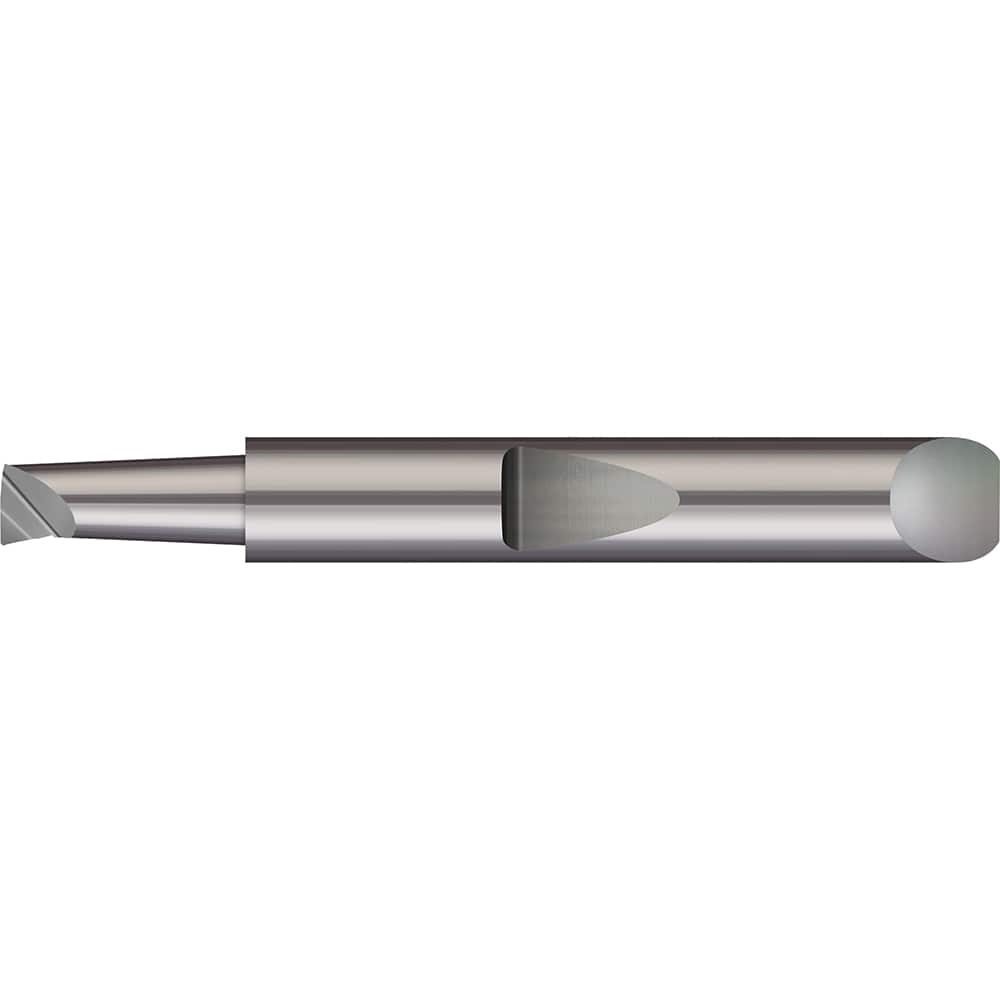 Micro 100 - Boring Bars; Minimum Bore Diameter (Decimal Inch): 0.1500 ; Maximum Bore Depth (Decimal Inch): 0.5000 ; Maximum Bore Depth (Inch): 1/2 ; Material: Solid Carbide ; Boring Bar Type: Boring ; Shank Diameter (Decimal Inch): 0.2500 - Exact Tool & Supply