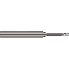 Micro 100 - Square End Mills; Mill Diameter (mm): 1.90 ; Mill Diameter (Decimal Inch): 0.0750 ; Length of Cut (Decimal Inch): 0.1130 ; Material: Solid Carbide ; Finish/Coating: Uncoated ; Shank Diameter (Inch): 1/8 - Exact Tool & Supply