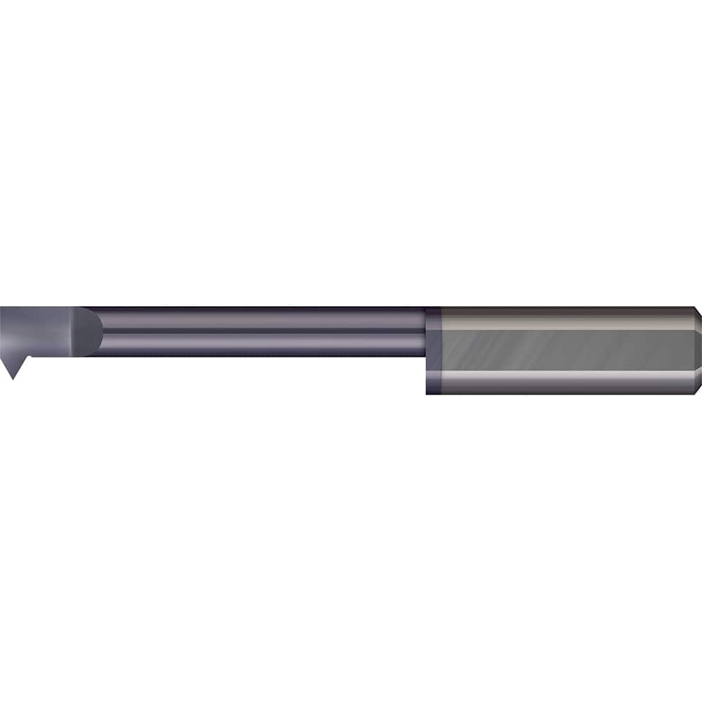 Micro 100 - Single Point Threading Tools; Thread Type: Internal ; Material: Solid Carbide ; Profile Angle: 60 ; Threading Diameter (mm): 5.80 ; Cutting Depth (Decimal Inch): 1.4961 ; Cutting Depth (mm): 38.00 - Exact Tool & Supply
