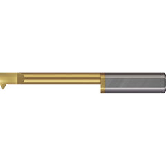 Micro 100 - Single Point Threading Tools; Thread Type: Internal ; Material: Solid Carbide ; Profile Angle: 60 ; Threading Diameter (mm): 5.80 ; Cutting Depth (Decimal Inch): 1.4961 ; Cutting Depth (mm): 38.00 - Exact Tool & Supply