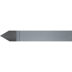 Micro 100 - Single Point Threading Tools; Thread Type: External ; Material: Brazed Solid Carbide ; Profile Angle: 60 ; Shank Diameter (Inch): 1/2 ; Finish/Coating: Uncoated ; Through Coolant: NonThrough Coolant - Exact Tool & Supply