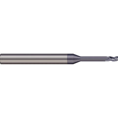 Micro 100 - Square End Mills; Mill Diameter (Inch): 3/64 ; Mill Diameter (Decimal Inch): 0.0469 ; Length of Cut (mm): 1.8000 ; Length of Cut (Decimal Inch): 0.0710 ; Material: Solid Carbide ; Finish/Coating: nACRo - Exact Tool & Supply