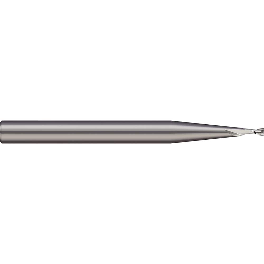 Micro 100 - Square End Mills; Mill Diameter (mm): 0.70 ; Mill Diameter (Decimal Inch): 0.0276 ; Length of Cut (mm): 2.1000 ; Length of Cut (Decimal Inch): 0.0827 ; Material: Solid Carbide ; Finish/Coating: Uncoated - Exact Tool & Supply