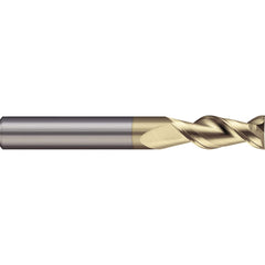 Micro 100 - Square End Mills; Mill Diameter (mm): 16.00 ; Mill Diameter (Decimal Inch): 0.6299 ; Length of Cut (mm): 35.0000 ; Length of Cut (Decimal Inch): 1.3780 ; Material: Solid Carbide ; Finish/Coating: ZrN - Exact Tool & Supply