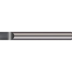 Micro 100 - Tool Bit Blanks; Material: Brazed Solid Carbide ; End Shape: Square ; Width/Diameter (Inch): 1/4 ; Overall Length (Inch): 2-1/2 - Exact Tool & Supply