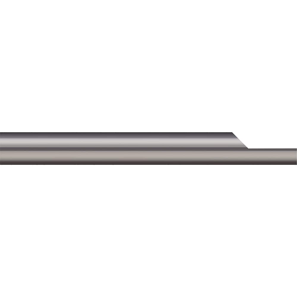 Micro 100 - Tool Bit Blanks; Material: Solid Carbide ; End Shape: Split End ; Width/Diameter (Inch): 3/8 ; Overall Length (Inch): 4 - Exact Tool & Supply