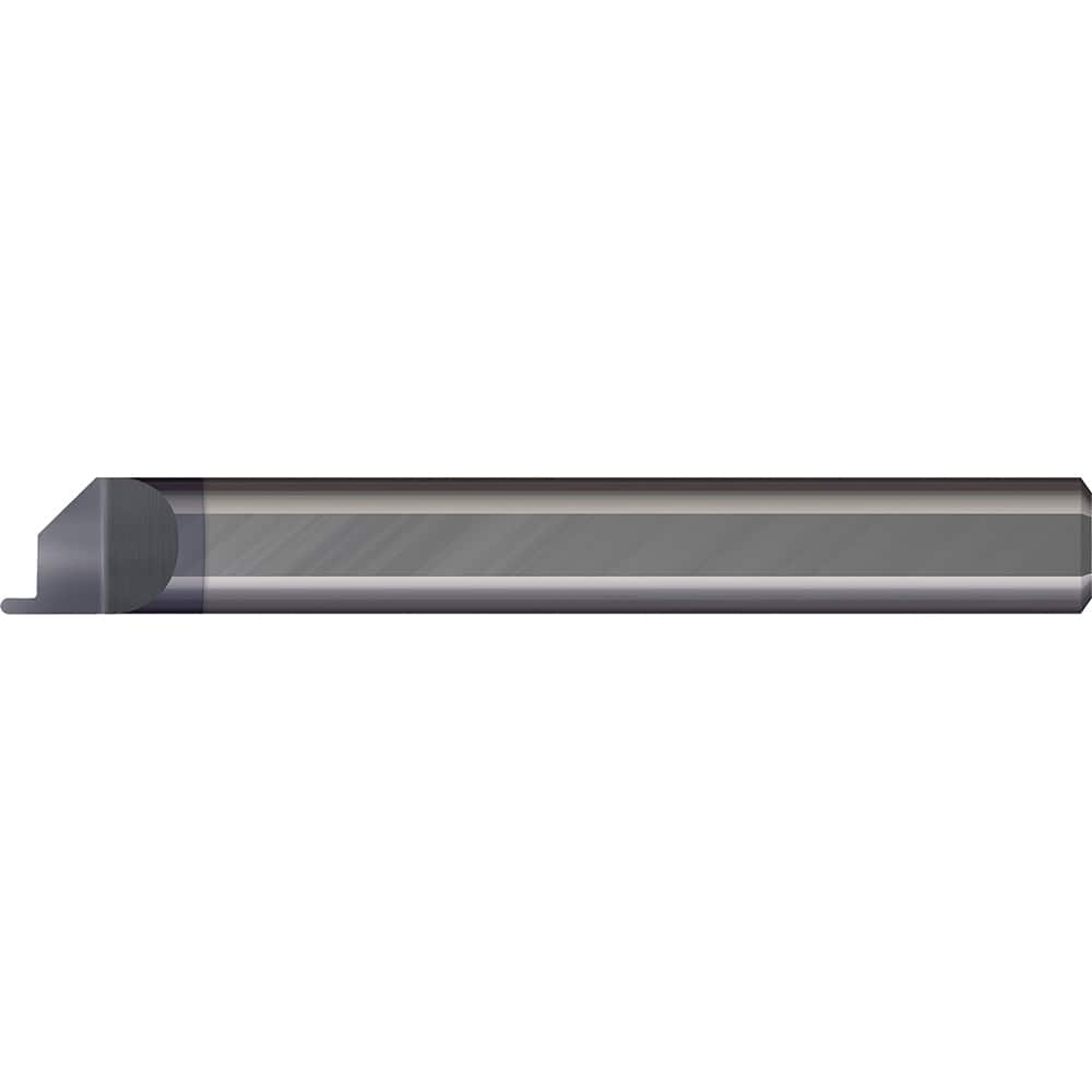 Micro 100 - Grooving Tools; Grooving Tool Type: Face ; Material: Solid Carbide ; Shank Diameter (Decimal Inch): 0.1875 ; Shank Diameter (Inch): 3/16 ; Groove Width (Decimal Inch): 0.0390 ; Projection (Decimal Inch): 0.0750 - Exact Tool & Supply