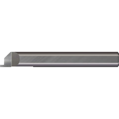Micro 100 - Grooving Tools; Grooving Tool Type: Face ; Material: Solid Carbide ; Shank Diameter (Decimal Inch): 0.3125 ; Shank Diameter (Inch): 5/16 ; Groove Width (Decimal Inch): 0.0620 ; Projection (Decimal Inch): 0.1000 - Exact Tool & Supply