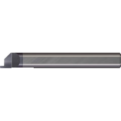 Micro 100 - Grooving Tools; Grooving Tool Type: Face ; Material: Solid Carbide ; Shank Diameter (Decimal Inch): 0.1875 ; Shank Diameter (Inch): 3/16 ; Groove Width (Decimal Inch): 0.0500 ; Projection (Decimal Inch): 0.0500 - Exact Tool & Supply