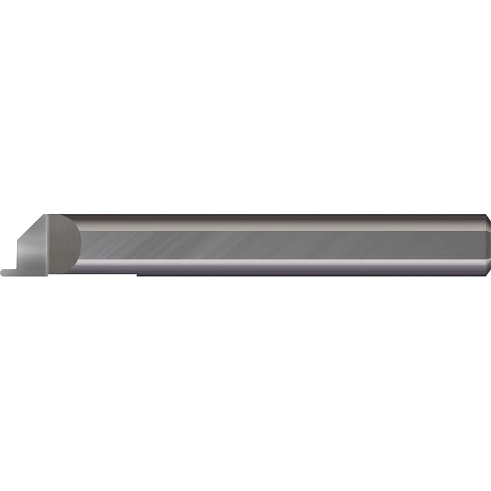 Micro 100 - Grooving Tools; Grooving Tool Type: Face ; Material: Solid Carbide ; Shank Diameter (Decimal Inch): 0.2500 ; Shank Diameter (Inch): 1/4 ; Groove Width (Decimal Inch): 0.0170 ; Projection (Decimal Inch): 0.0250 - Exact Tool & Supply
