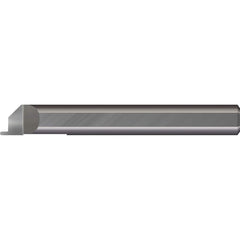 Micro 100 - Grooving Tools; Grooving Tool Type: Face ; Material: Solid Carbide ; Shank Diameter (Decimal Inch): 0.2500 ; Shank Diameter (Inch): 1/4 ; Groove Width (Decimal Inch): 0.0400 ; Projection (Decimal Inch): 0.0500 - Exact Tool & Supply