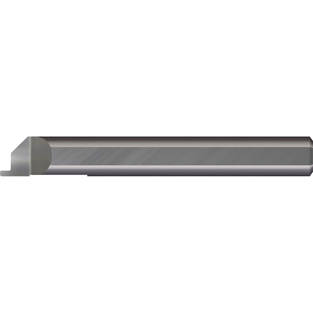 Micro 100 - Grooving Tools; Grooving Tool Type: Face ; Material: Solid Carbide ; Shank Diameter (Decimal Inch): 0.2500 ; Shank Diameter (Inch): 1/4 ; Groove Width (Decimal Inch): 0.0780 ; Projection (Decimal Inch): 0.1000 - Exact Tool & Supply