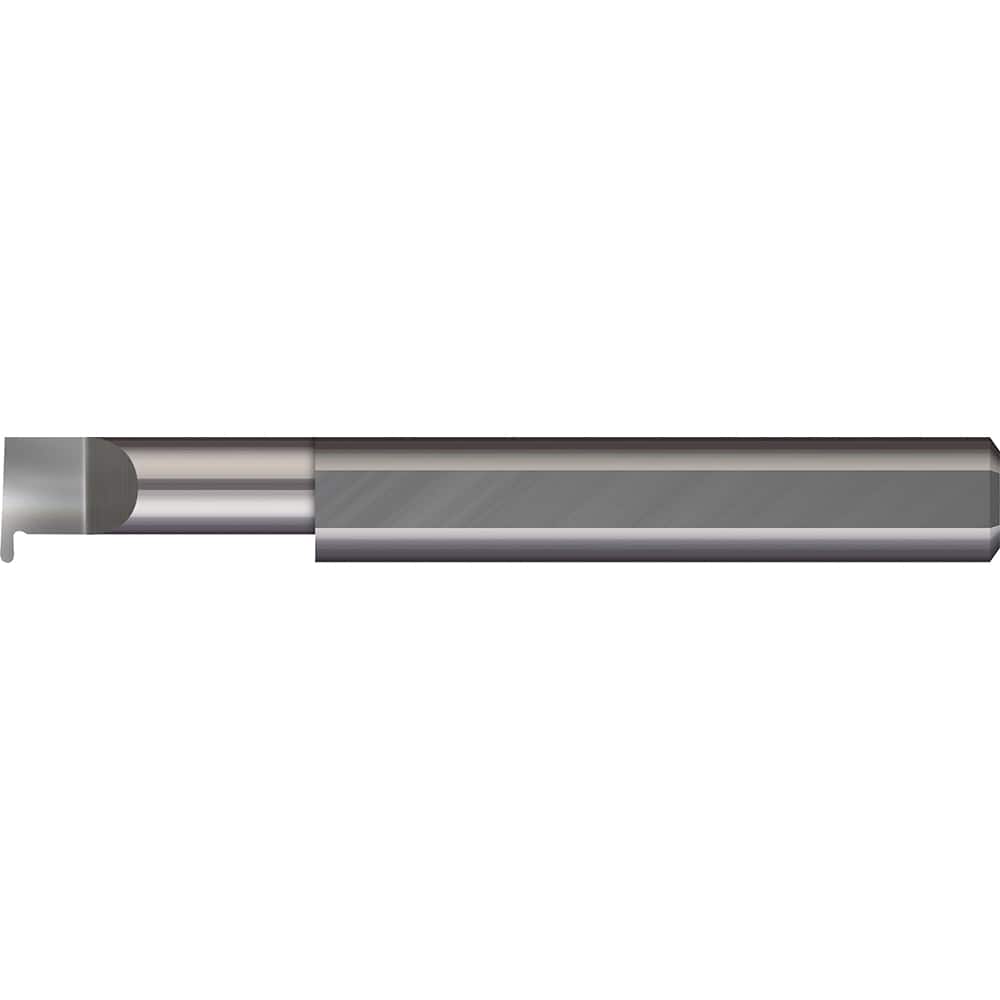 Micro 100 - Grooving Tools; Grooving Tool Type: Full Radius ; Material: Solid Carbide ; Shank Diameter (Decimal Inch): 0.1875 ; Shank Diameter (Inch): 3/16 ; Groove Width (Decimal Inch): 0.0170 ; Projection (Decimal Inch): 0.0300 - Exact Tool & Supply