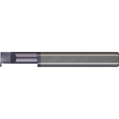 Micro 100 - Grooving Tools; Grooving Tool Type: Full Radius ; Material: Solid Carbide ; Shank Diameter (Decimal Inch): 0.1875 ; Shank Diameter (Inch): 3/16 ; Groove Width (Decimal Inch): 0.0200 ; Projection (Decimal Inch): 0.0300 - Exact Tool & Supply