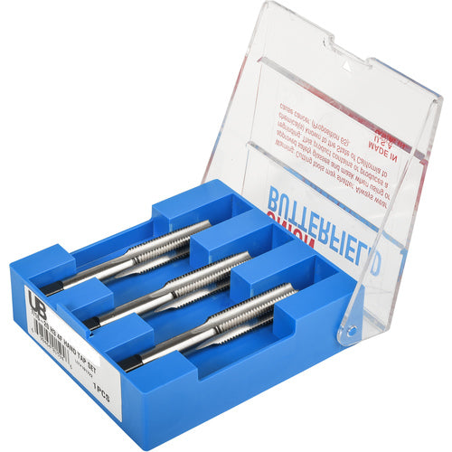 ‎No.6 32 3 Flute Tap Set Union Butterfield HSS Bright UNC Hand Tap, Set of 3 pcs Straight Flute ANSI E-code # 1528S6-32H3 - Exact Tool & Supply