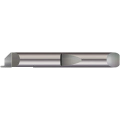 Micro 100 - Grooving Tools; Grooving Tool Type: Face ; Material: Solid Carbide ; Shank Diameter (Decimal Inch): 0.1875 ; Shank Diameter (Inch): 3/16 ; Groove Width (Decimal Inch): 0.0620 ; Projection (Decimal Inch): 0.1000 - Exact Tool & Supply