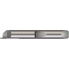 Micro 100 - Grooving Tools; Grooving Tool Type: Face ; Material: Solid Carbide ; Shank Diameter (Decimal Inch): 0.3750 ; Shank Diameter (Inch): 3/8 ; Groove Width (Decimal Inch): 0.0930 ; Projection (Decimal Inch): 0.1500 - Exact Tool & Supply