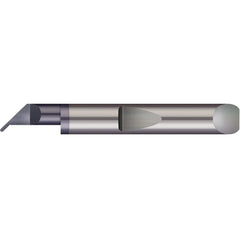 Micro 100 - Grooving Tools; Grooving Tool Type: Undercut ; Material: Solid Carbide ; Shank Diameter (Decimal Inch): 0.1875 ; Shank Diameter (Inch): 3/16 ; Groove Width (Decimal Inch): 0.0300 ; Projection (Decimal Inch): 0.0500 - Exact Tool & Supply